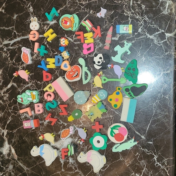 Lot of mixed vintage eraser toys - Picture 1 of 8
